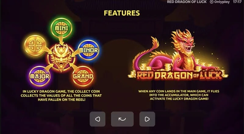 Red Dragon of Luck - Mini, Minor, Major i Grand Jackpoti